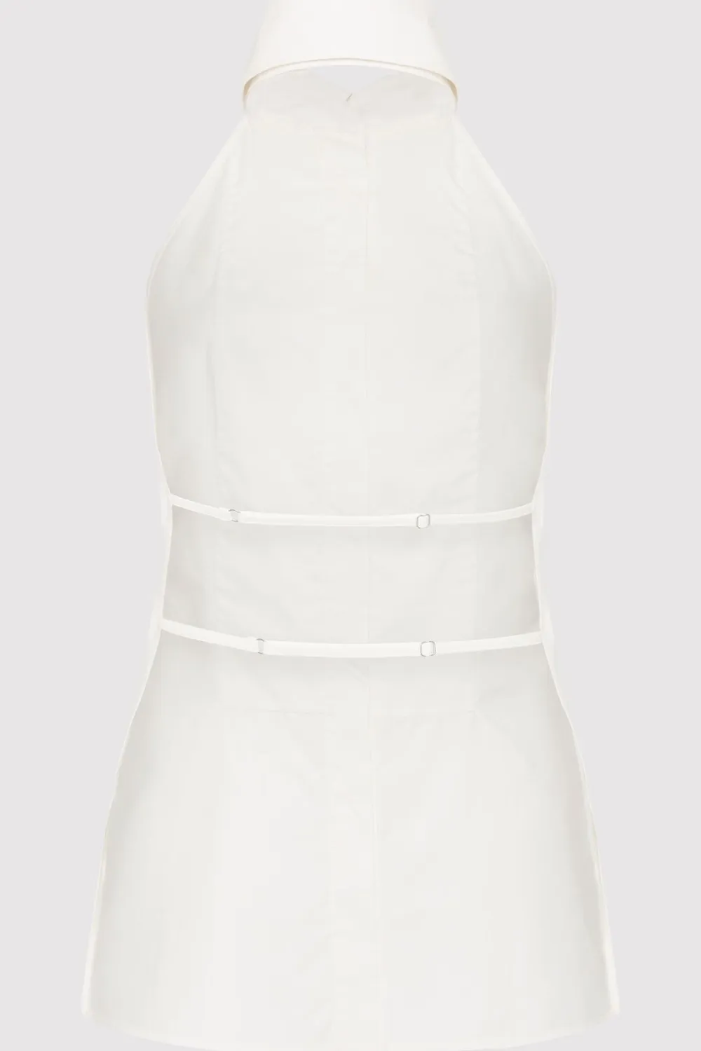 Halter Shirt - White|St. Agni Discount