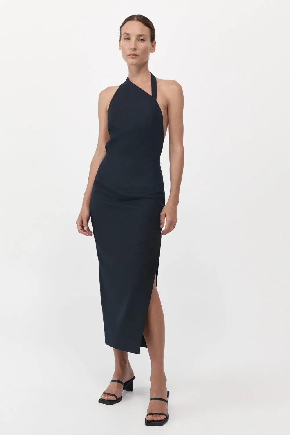 Hudson Midi Dress - Black|St. Agni Best