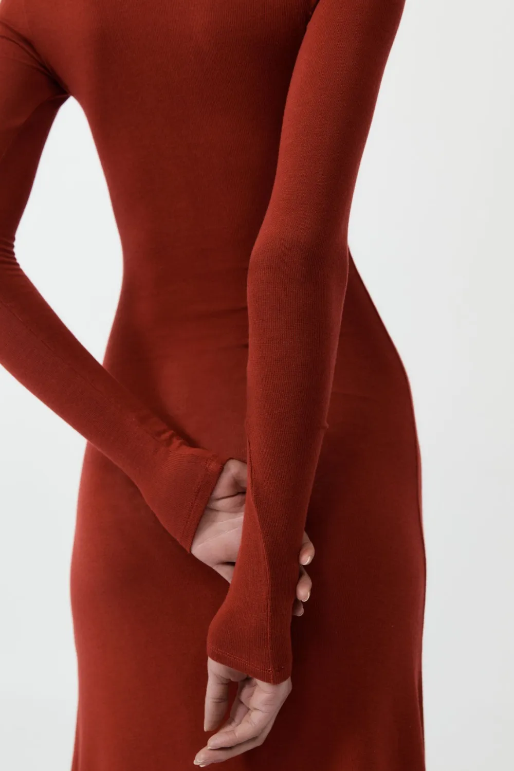 Jersey Maxi Dress - Rouge|St. Agni New