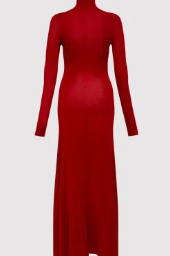 Jersey Maxi Dress - Rouge|St. Agni New