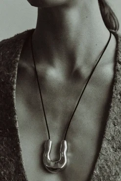 Large Wishbone Pendant - By AGMES|St. Agni Clearance