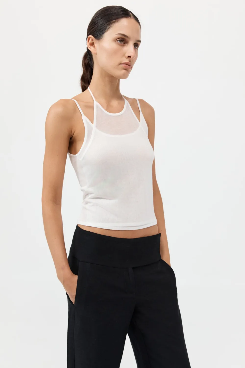 Layered Halter Tank -|St. Agni Store