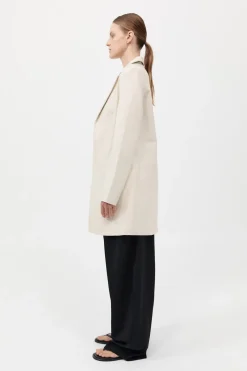 Leather Longline Jacket -|St. Agni Fashion