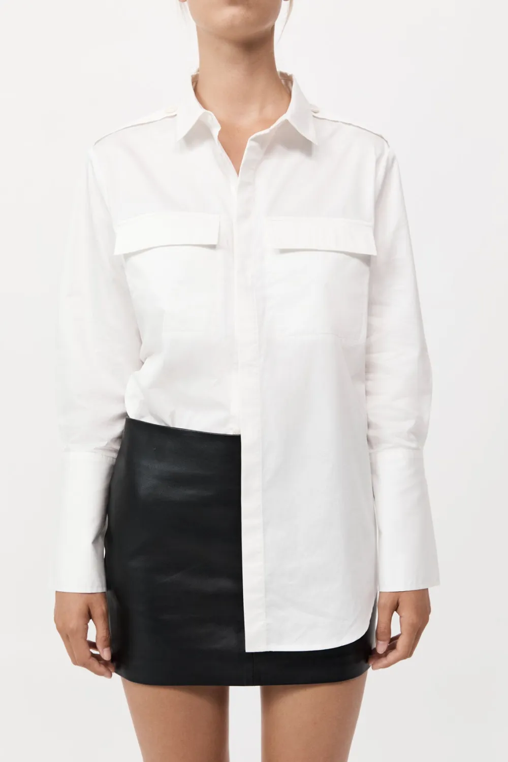 Leather Mini Skirt -|St. Agni Clearance