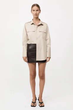 Leather Mini Skirt -|St. Agni Discount