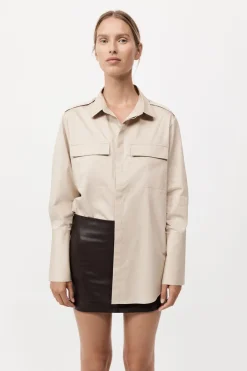 Leather Mini Skirt -|St. Agni Discount