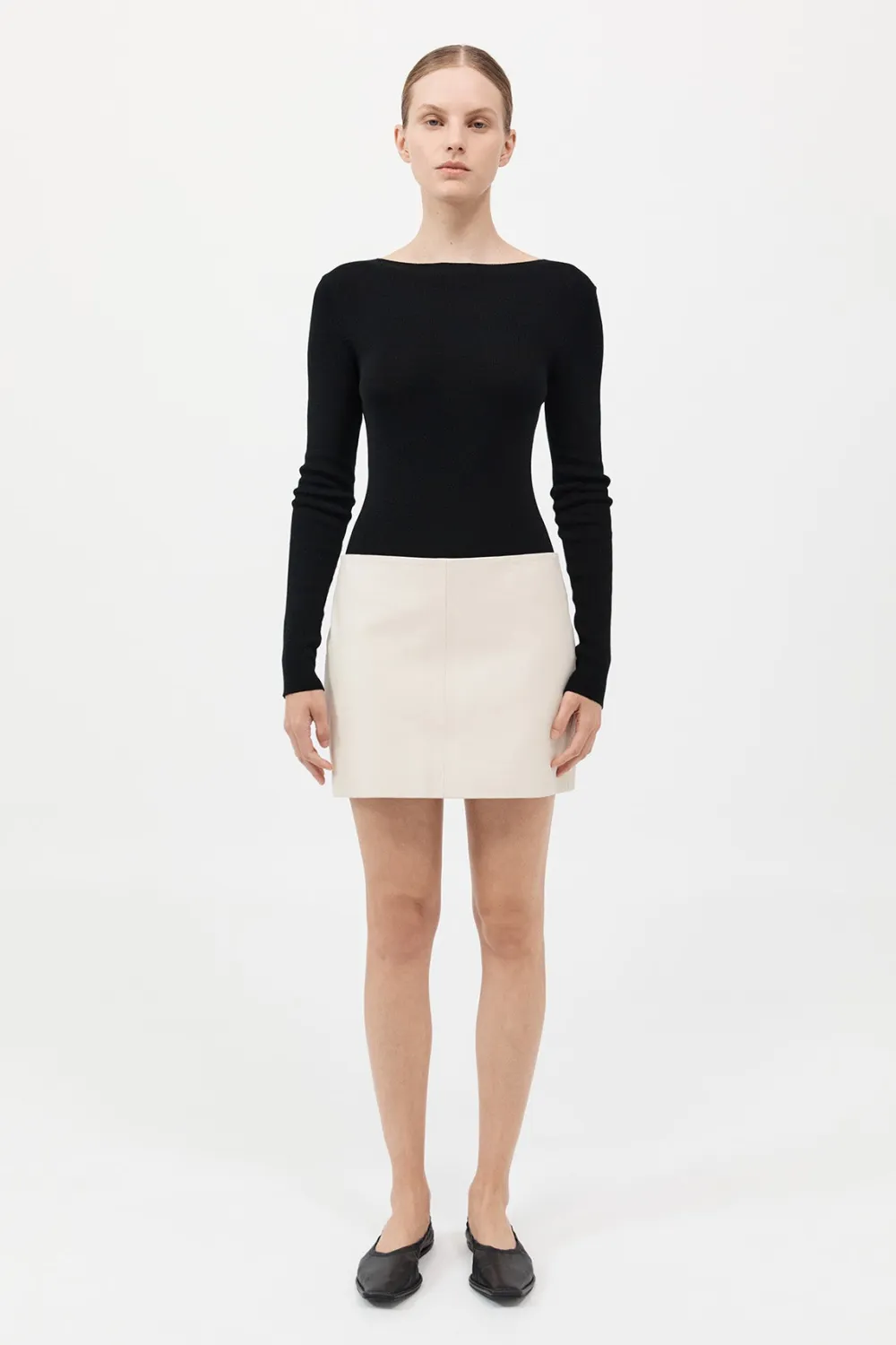 Leather Mini Skirt -|St. Agni Hot