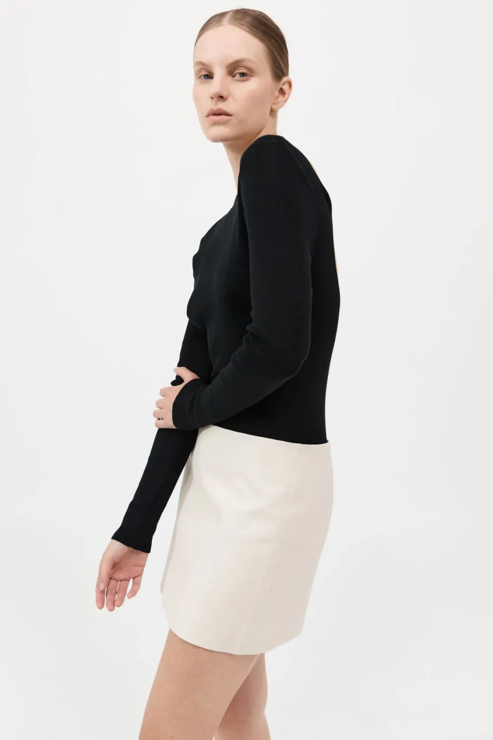 Leather Mini Skirt -|St. Agni Hot