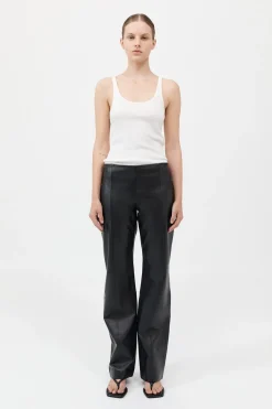 Leather Pants - Black|St. Agni Flash Sale