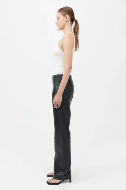 Leather Pants - Black|St. Agni Flash Sale