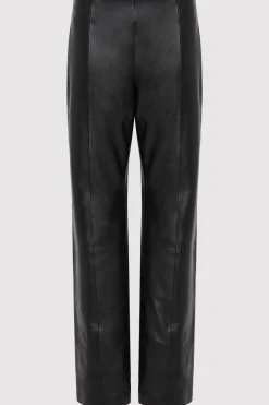 Leather Pants - Black|St. Agni Flash Sale
