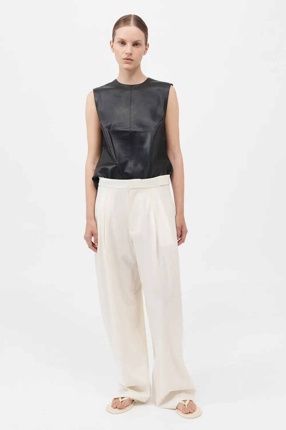 Leather Top -|St. Agni Discount