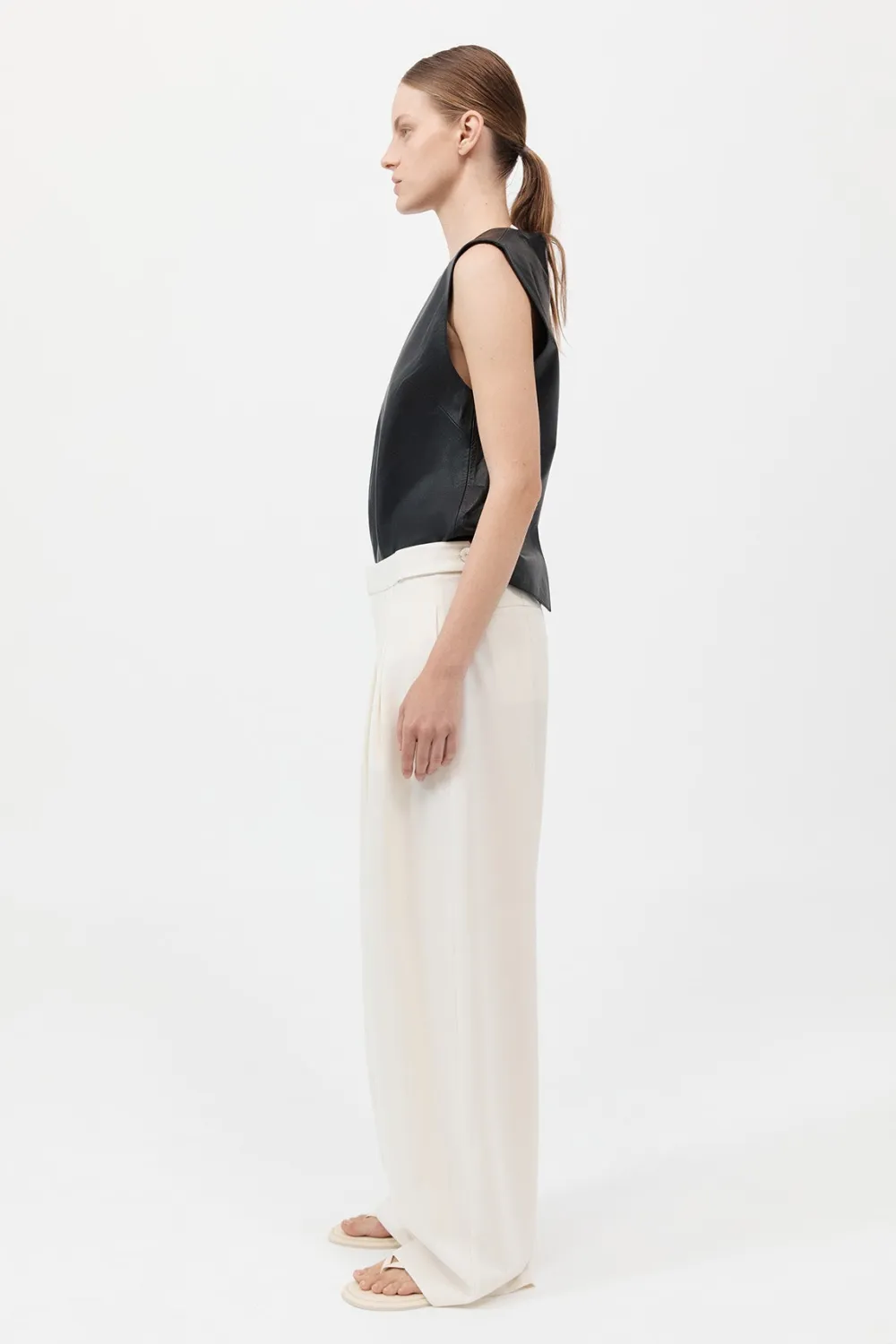 Leather Top -|St. Agni Discount