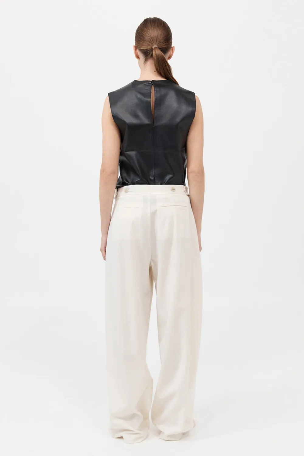 Leather Top -|St. Agni Discount