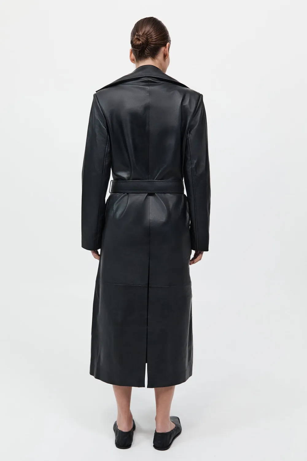 Leather Trench Coat -|St. Agni Cheap