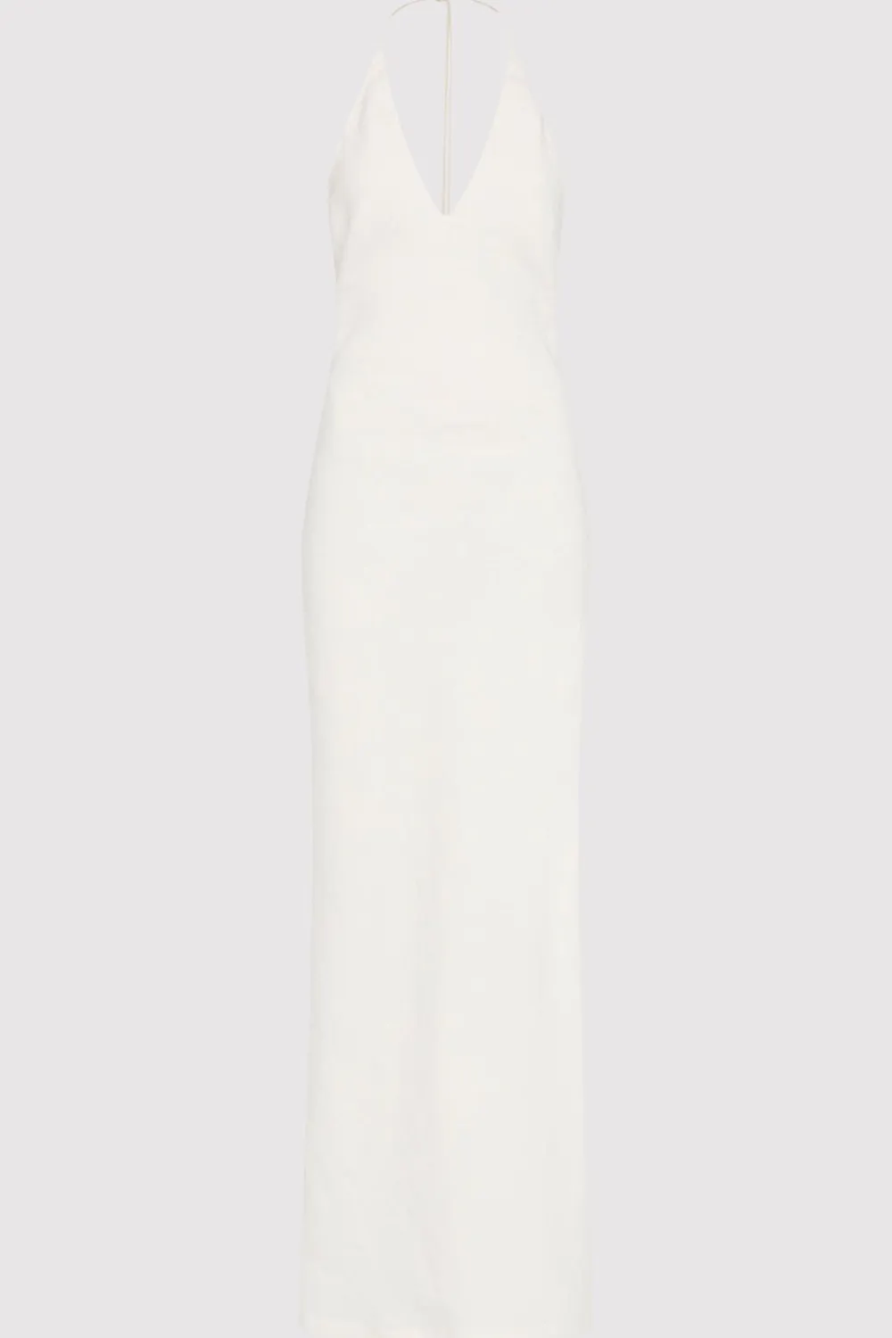 Linen Bias Halter Dress -|St. Agni Store