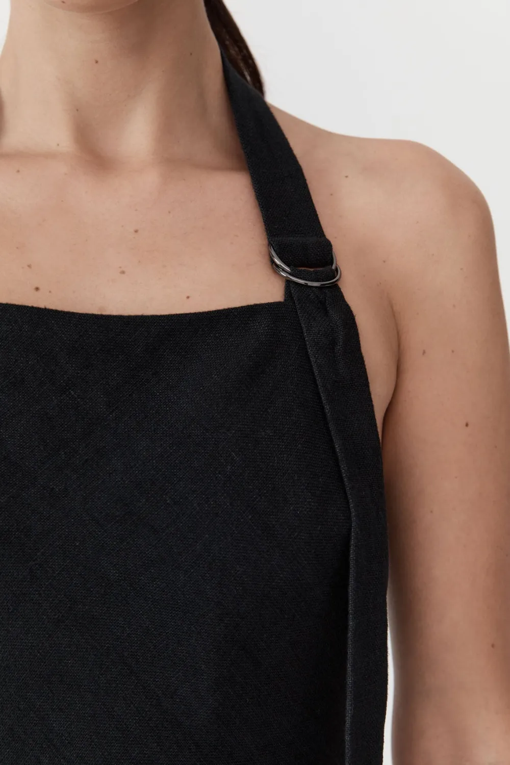 Linen Bias Maxi Dress -|St. Agni Fashion