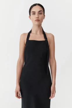 Linen Bias Maxi Dress -|St. Agni Fashion