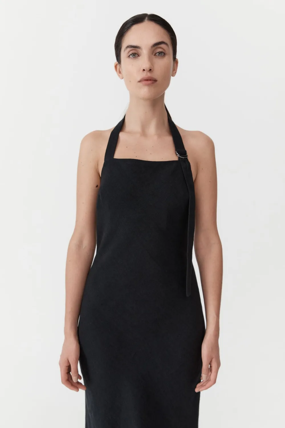 Linen Bias Maxi Dress -|St. Agni Fashion