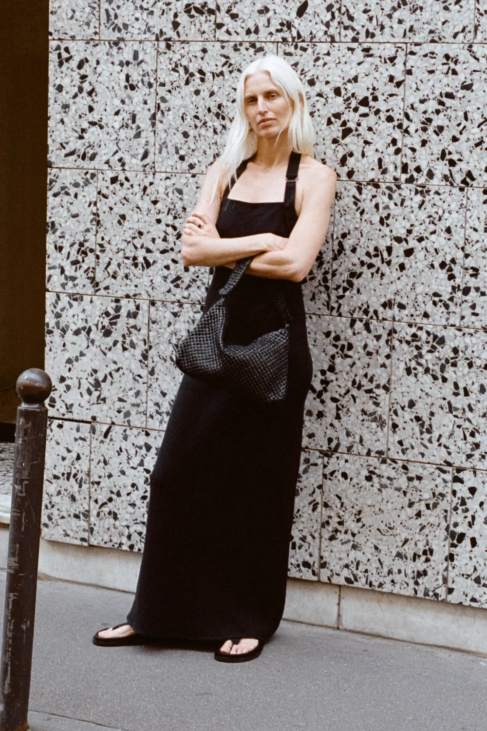 Linen Bias Maxi Dress -|St. Agni Fashion