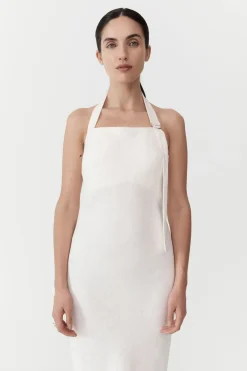 Linen Bias Maxi Dress -|St. Agni Clearance