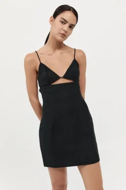 Linen Bra Mini Dress -|St. Agni Flash Sale