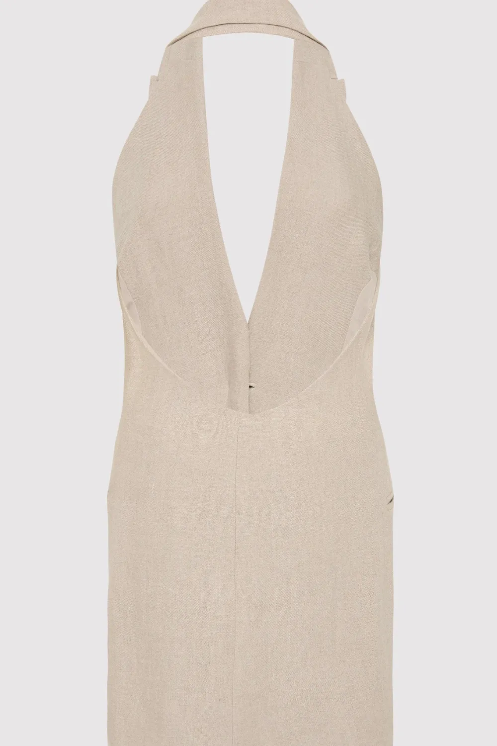 Linen Helm Vest - Natural|St. Agni Best