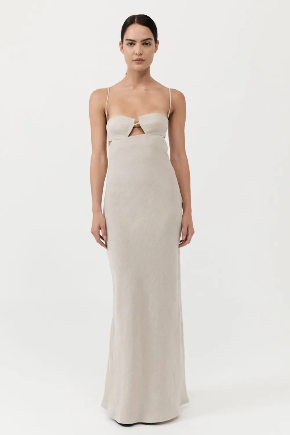 Linen Resort Dress -|St. Agni Outlet