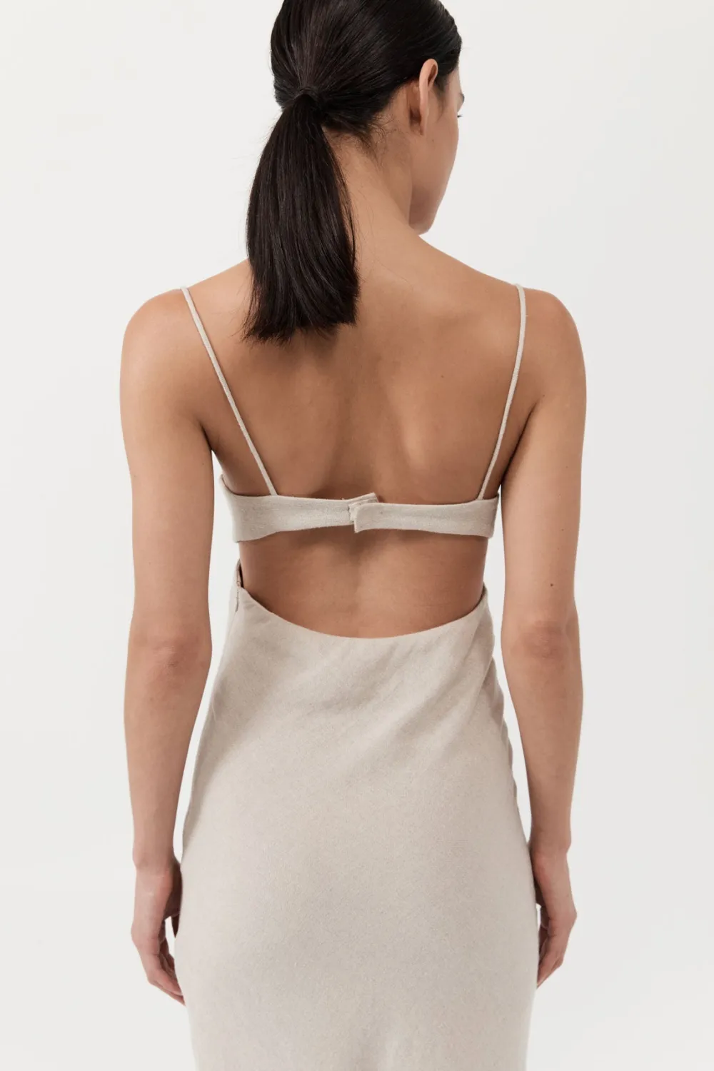 Linen Resort Dress -|St. Agni Outlet