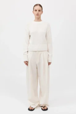 Linen Silk Blend Jumper -|St. Agni Outlet