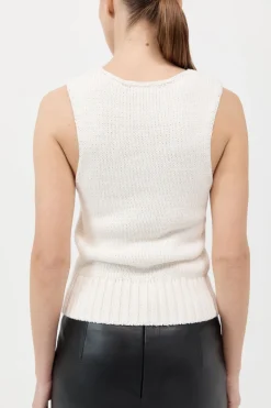 Linen Silk Blend Tank -|St. Agni Clearance