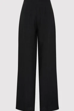Linen Wide Leg Pants -|St. Agni Discount