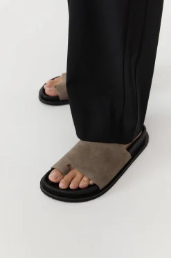 Loe Suede Slide -|St. Agni Outlet