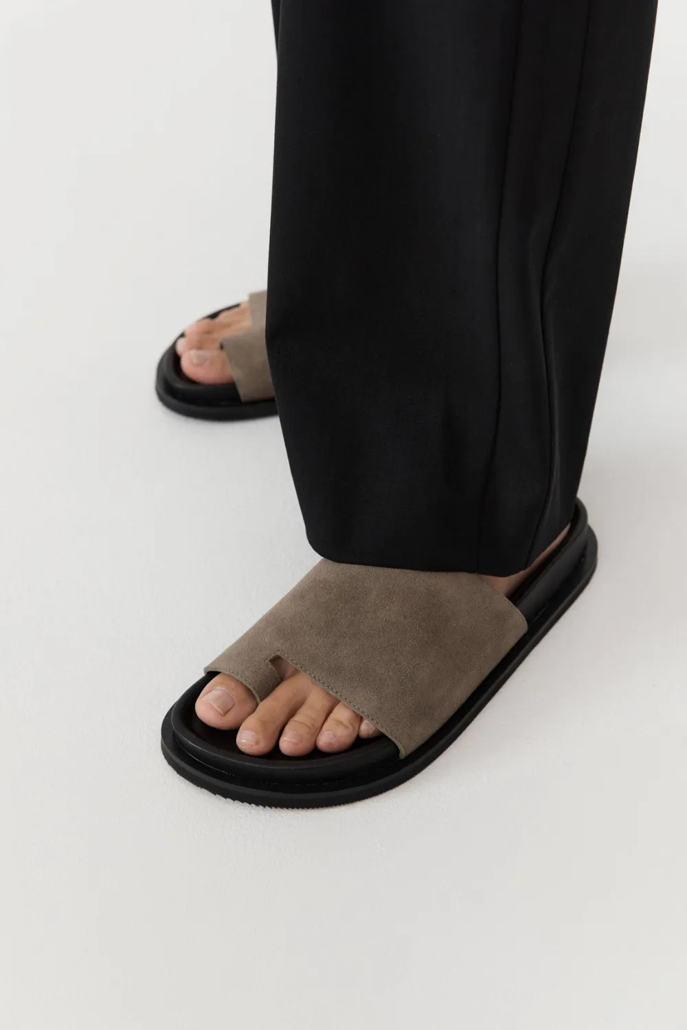 Loe Suede Slide -|St. Agni Outlet