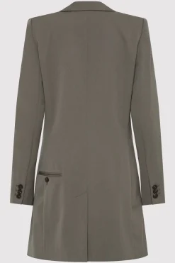 Longline Jacket - Smokey Olive|St. Agni Clearance