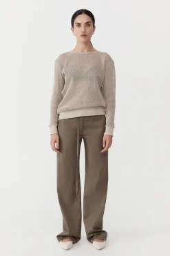 Mesh Long Sleeve Top -|St. Agni Store