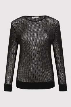 Mesh Long Sleeve Top -|St. Agni Flash Sale