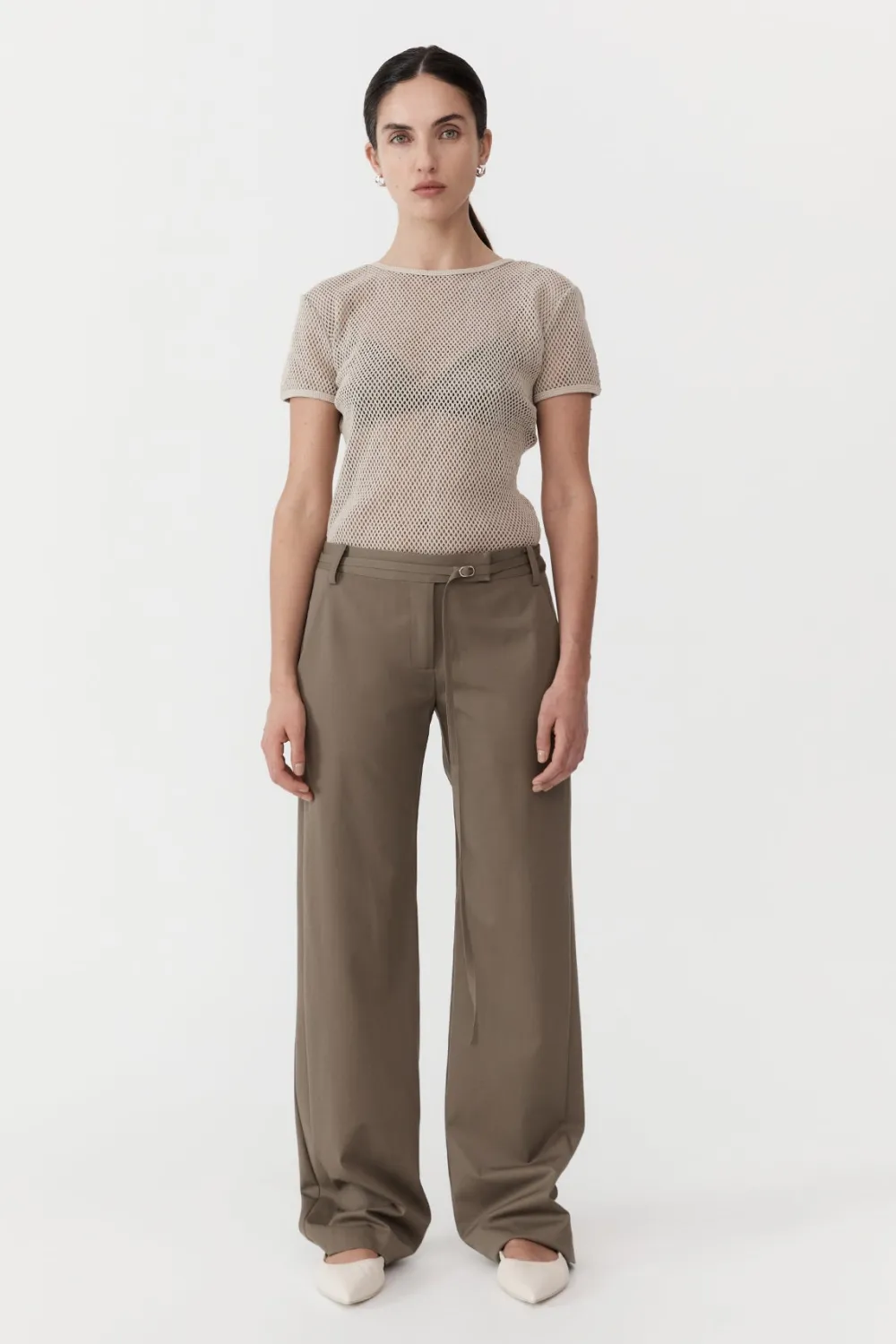 Mesh Short Sleeve Tee -|St. Agni Hot