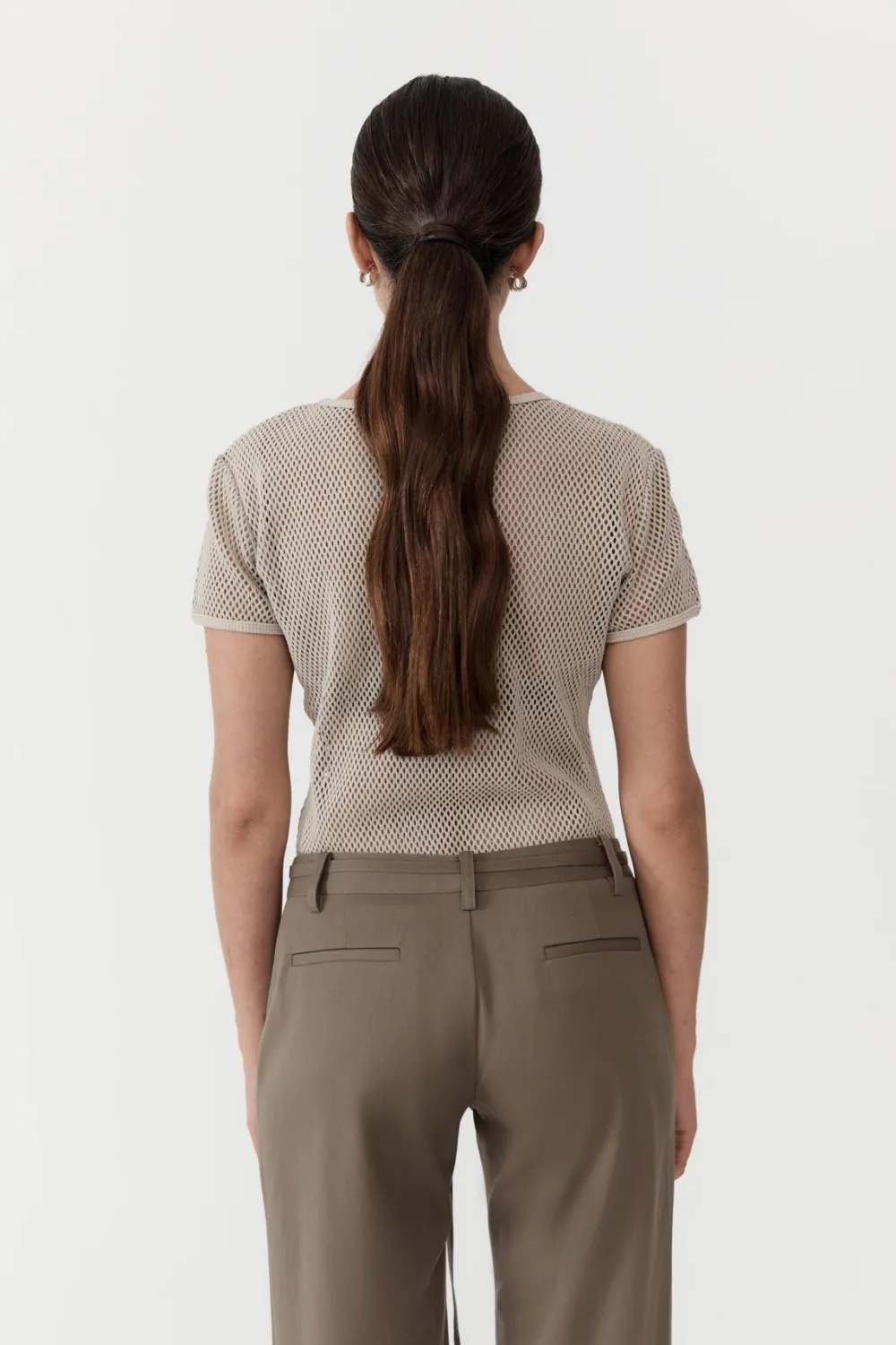 Mesh Short Sleeve Tee -|St. Agni Hot