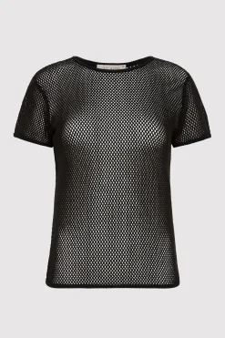 Mesh Short Sleeve Tee -|St. Agni Sale