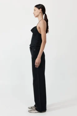 Mid Rise Wide Leg -|St. Agni Cheap