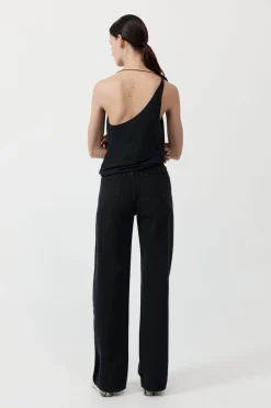 Mid Rise Wide Leg -|St. Agni Cheap
