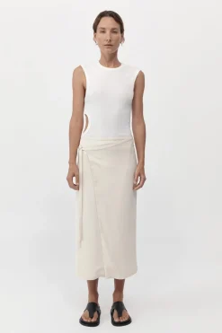Midi Wrap Skirt -|St. Agni Best