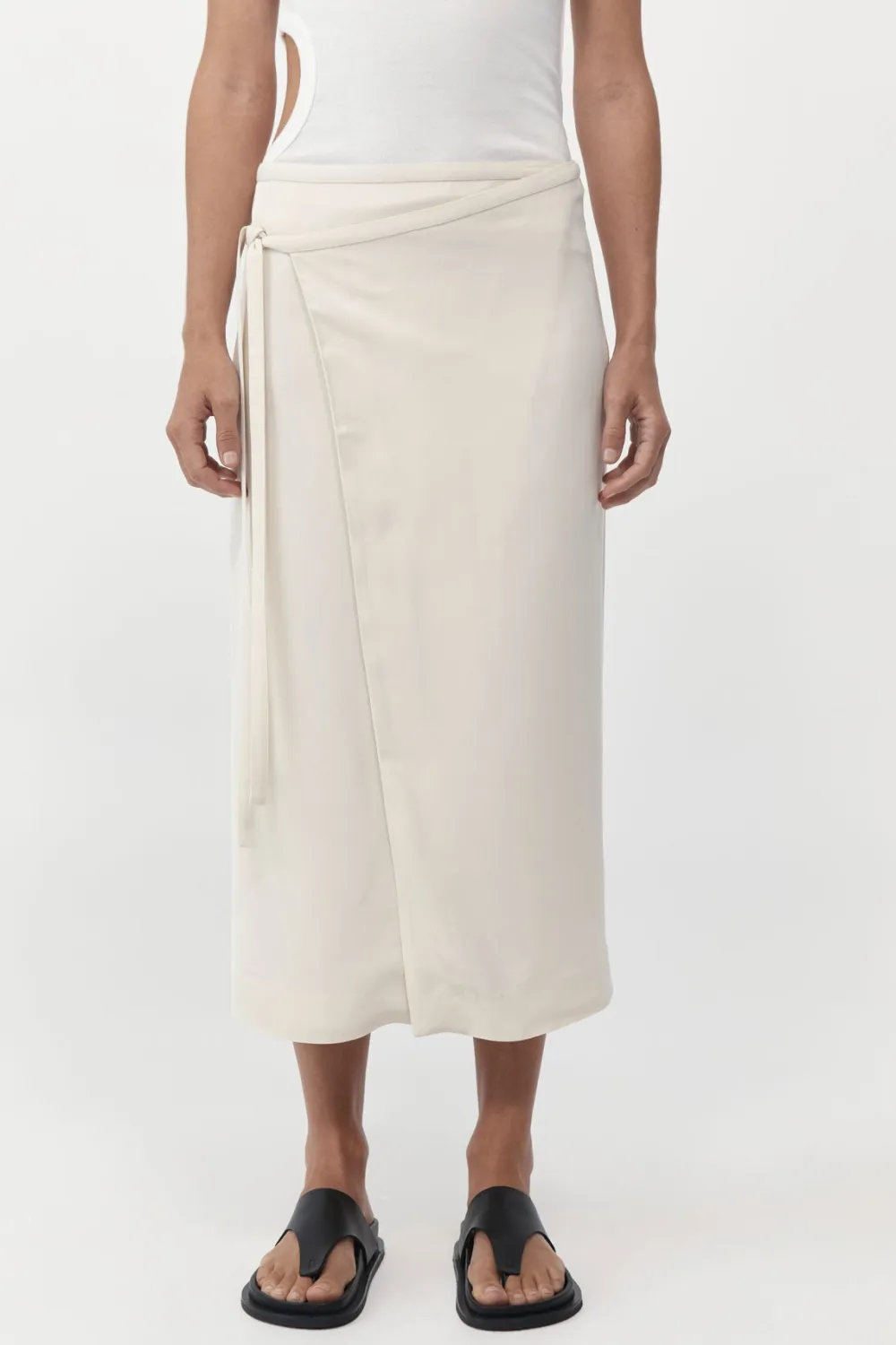 Midi Wrap Skirt -|St. Agni Best