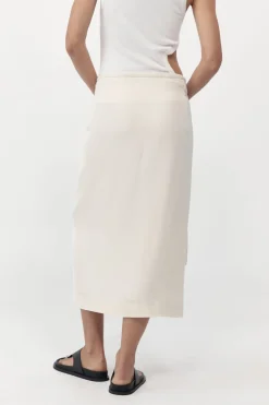 Midi Wrap Skirt -|St. Agni Best