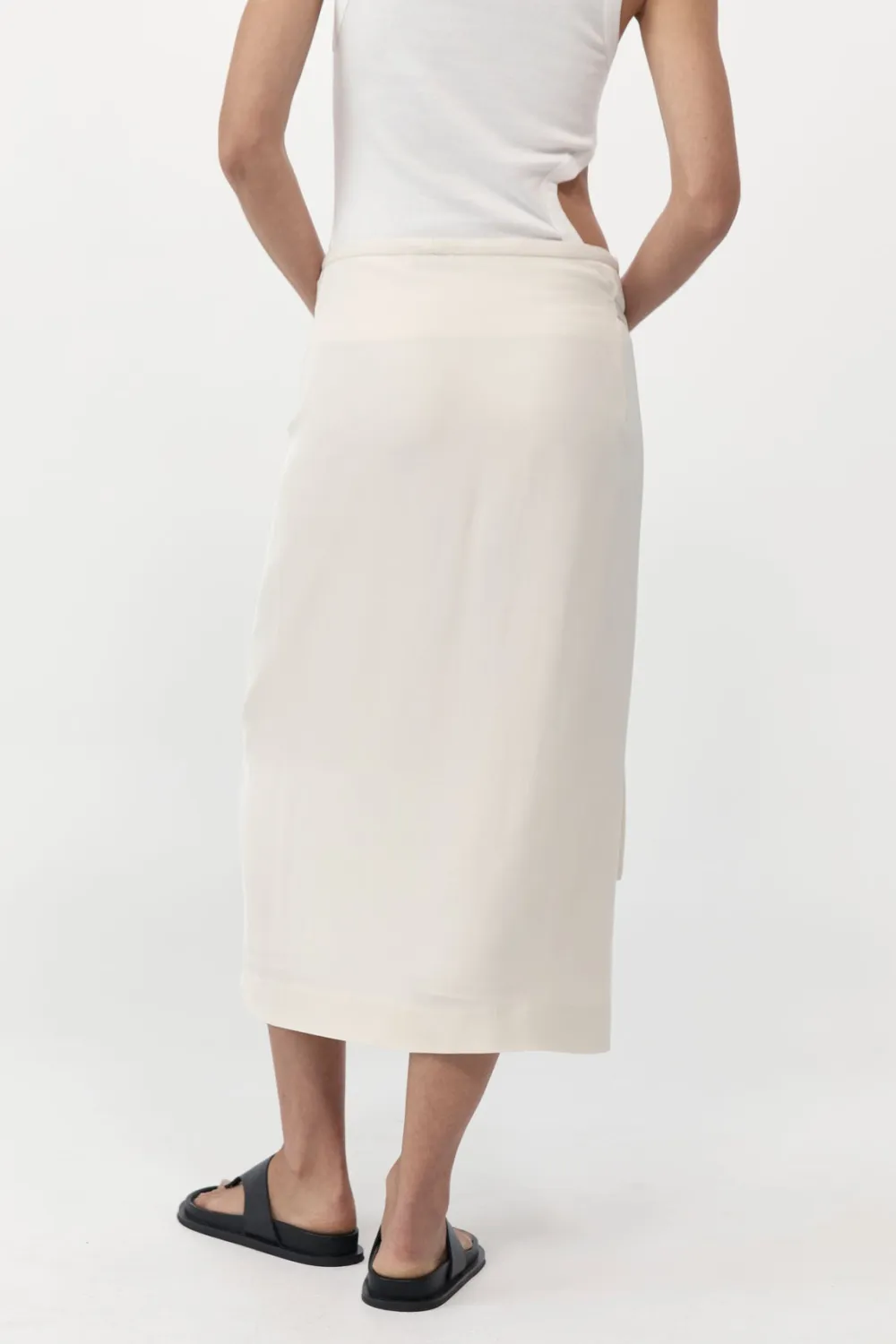 Midi Wrap Skirt -|St. Agni Best