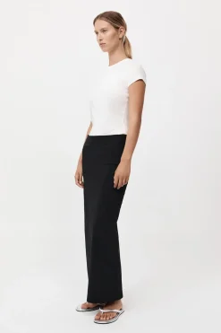 Minimal Column Skirt -|St. Agni Best Sale