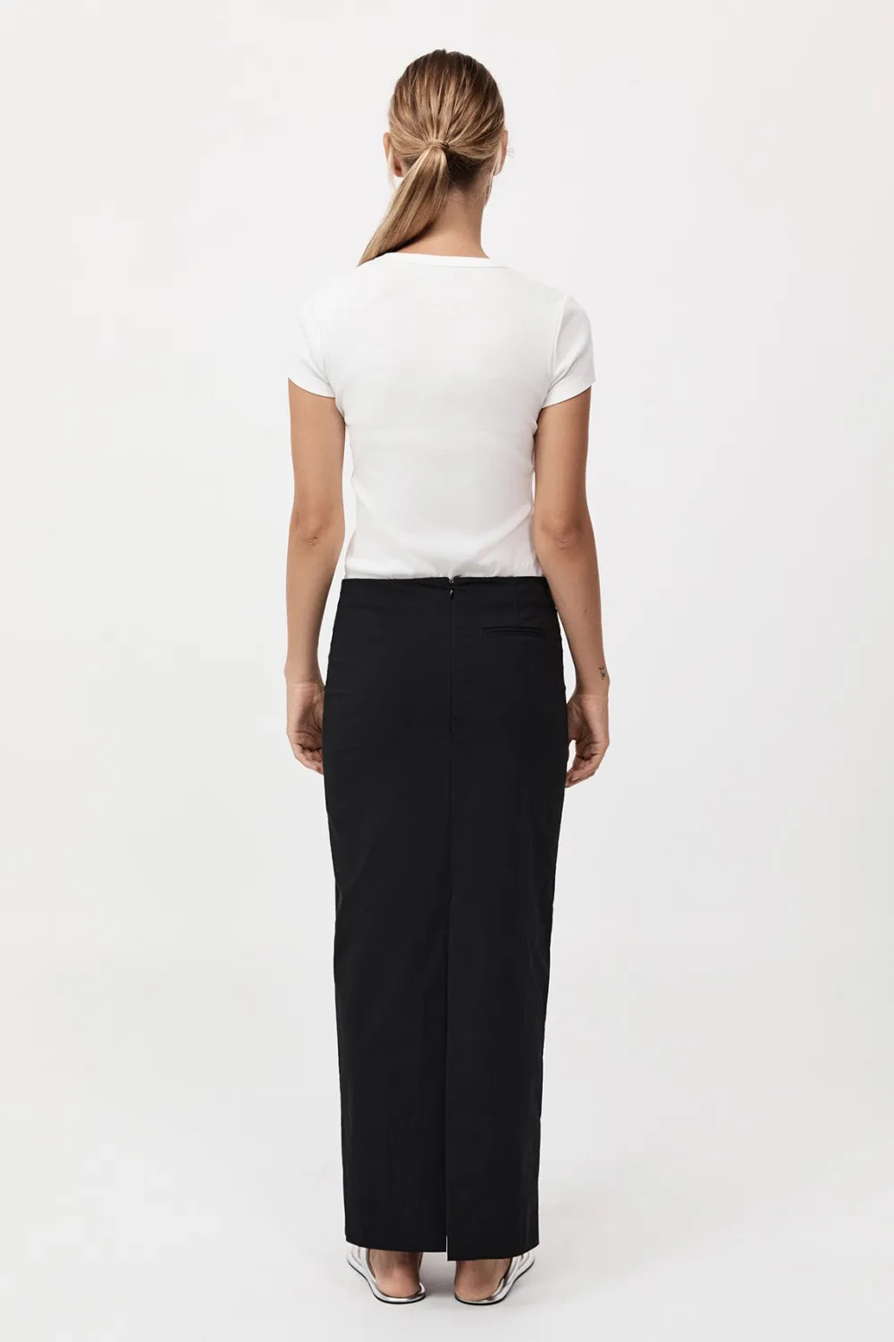 Minimal Column Skirt -|St. Agni Best Sale