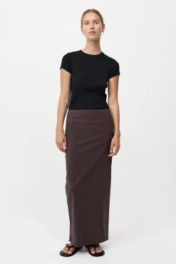 Minimal Column Skirt -|St. Agni Cheap