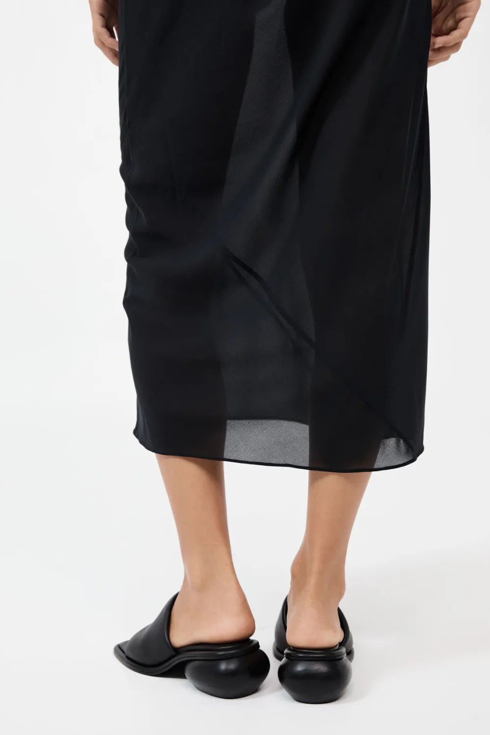 Minimal Dome Heel - Black|St. Agni Online